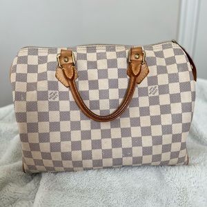 Louis Vuitton Speedy 30 Damier Azur